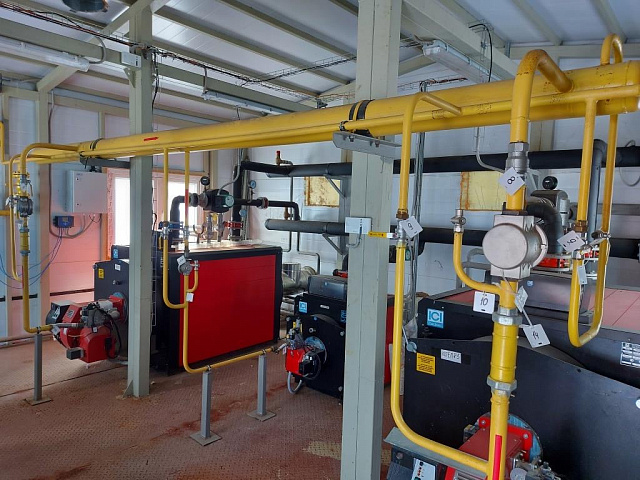 Газовое оборудование котельной